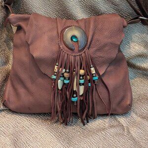 Erda {Earth Goddess} Deerskin Crossbody Bag